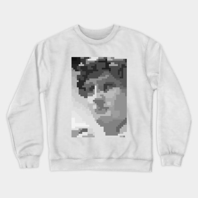 David by Michelangelo (pixel art) Crewneck Sweatshirt by Dmitry_Buldakov